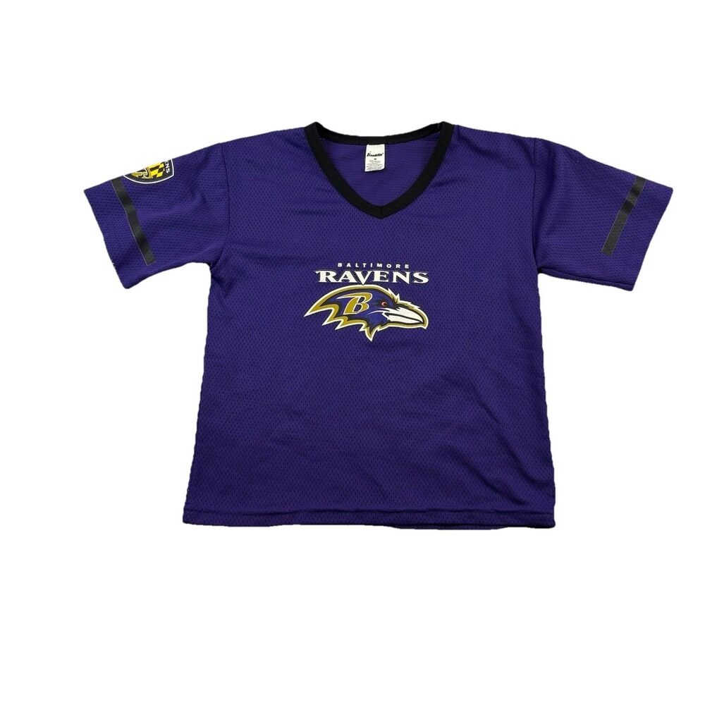 Baltimore Ravens NFL Jersey Shirt Youth M Purple Franklin Mesh #27